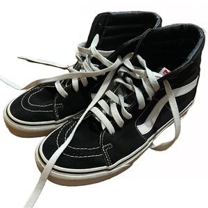 Vans SK8-Hi Core Classics, high-top, back/white, women’s size 8.5